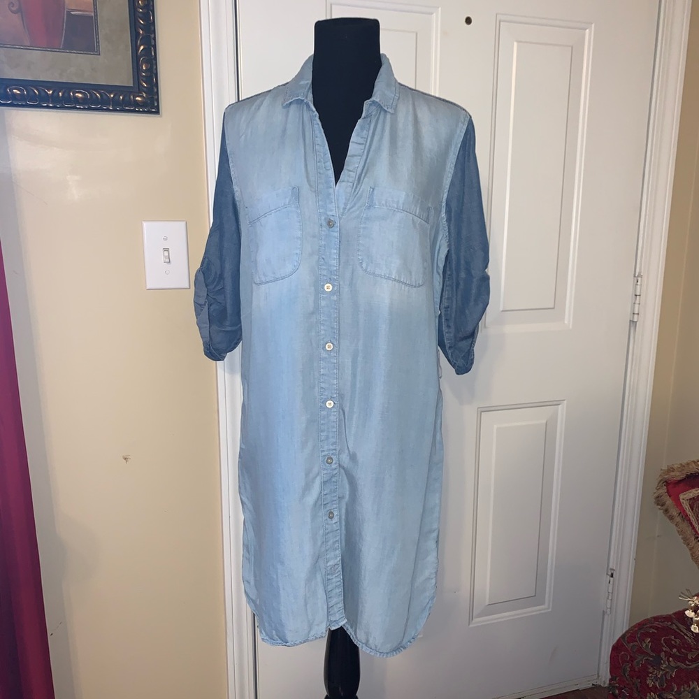 Denim Button Down - image 2